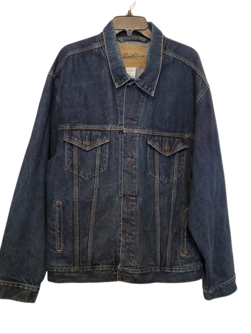 Levi's Levi Strauss Signature Dark Blue Denim Standard Trucker Jean Jacket XL